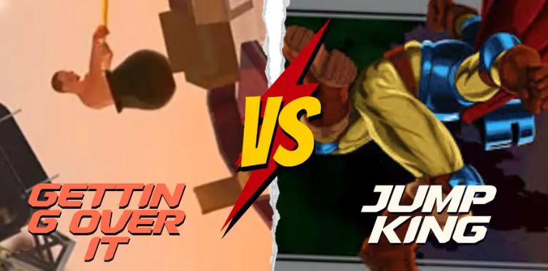 Getting Over It vs Jump King